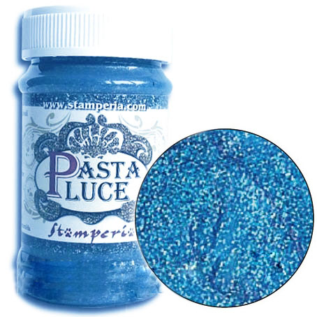 316047-104938 STAMPERIA PASTA LUCE 100 ML - 3D ПАСТА AZZURRO - Image 1