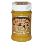 STAMPERIA TERRACOTTA 100 ML - EMBOSSED PASTE OCRA