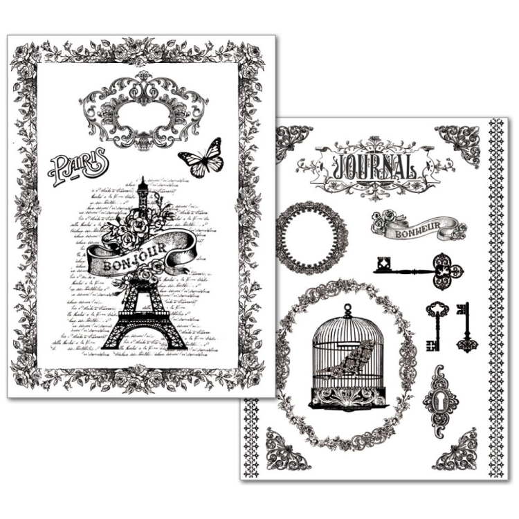 316320-107085 STAMPERIA CARTE PER TRANSFER - ТРАНСФЕРНА ХАРТИЯ DFTR032 - Image 1