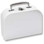 FOLIA CARDBOARD BOX SUITCASE LARGE - WHITE