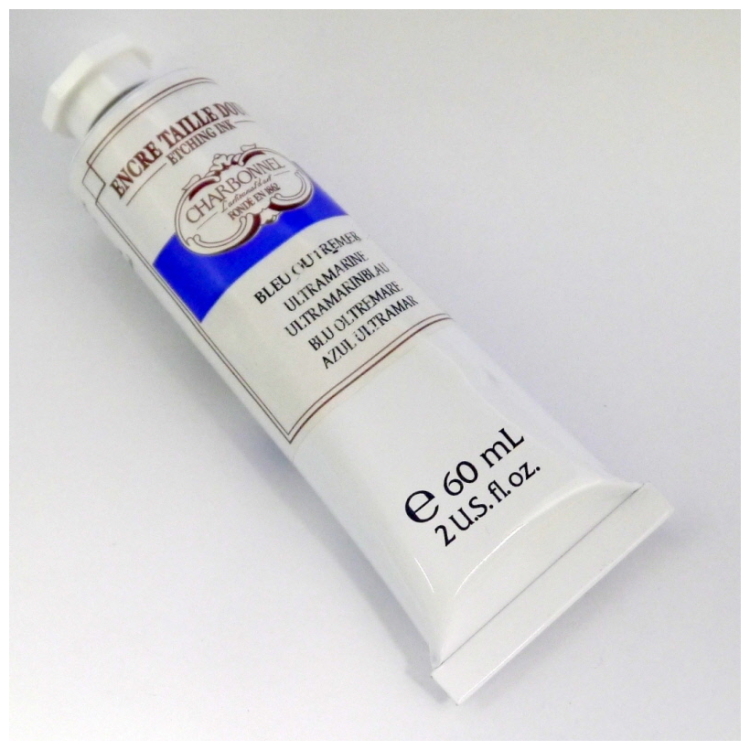 331880-107380 CHARBONNEL ETCHING INK 60 ML. - ULTRAMARINE - 301539 - Image 1