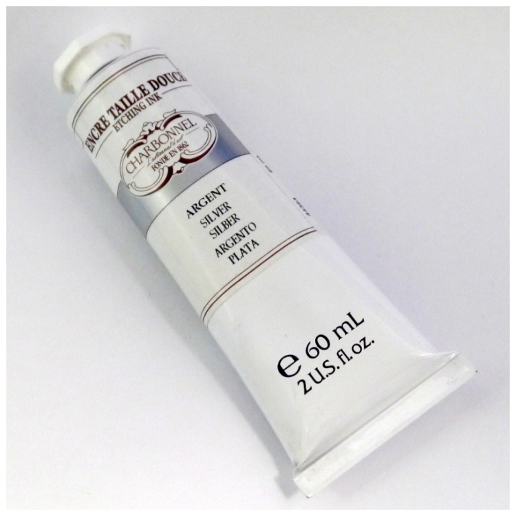 CHARBONNEL ETCHING INK 60 ML. - SILVER - 301563 - Image 1