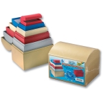 FOLIA CARDBOARD BOX CASKET - BLUE