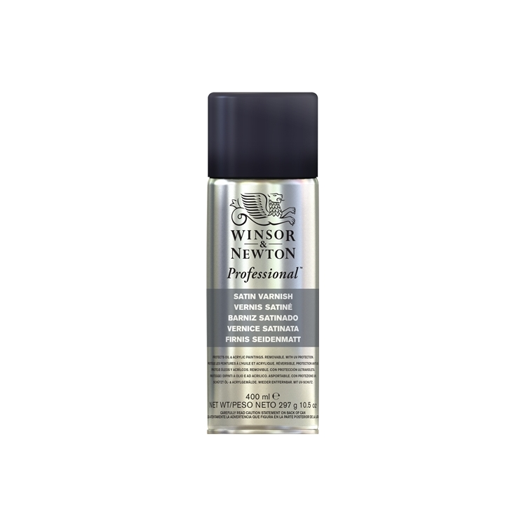 W&N AEROSOL FINAL VARNISH SATIN 400ML - 3041984 - Image 1