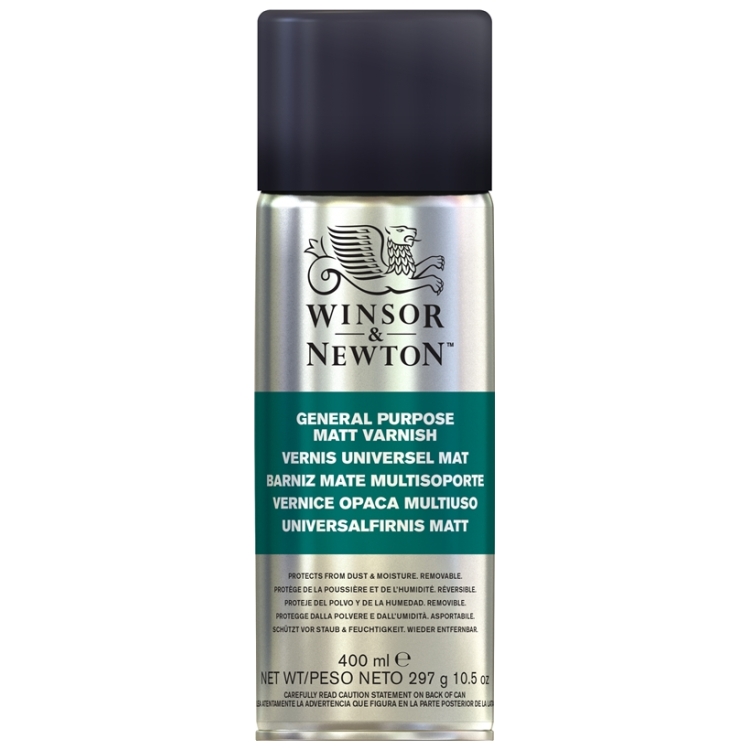341989-146555 W&N AEROSOL END VARNISH MAT 400ML 3041989 - Image 1
