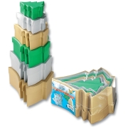 FOLIA CARDBOARD BOX CHRISTMAS TREE LARGE - GOLD