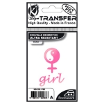 HOT FIX TRANSFER DECORATION FOR TEXTILE GIRL