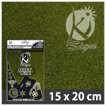HOT FIX TRANSFER DECORATION FOR TEXTILES GLITTER OLIVE CABBAGE