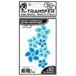 HOT FIX TRANSFER DECORATION FOR TEXTILE FLOWERS