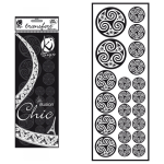 HOT FIX TRANSFER DECORATION FOR TEXTILE CIRCLES