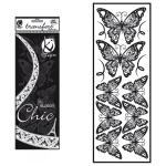 HOT FIX TRANSFER DECORATION FOR TEXTILE BUTTERFLIES