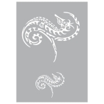 PACIFIC SPIRIT SEAHORSE TEMPLATE