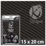 HOT FIX TRANSFER DECORATION FOR TEXTILE CARBON