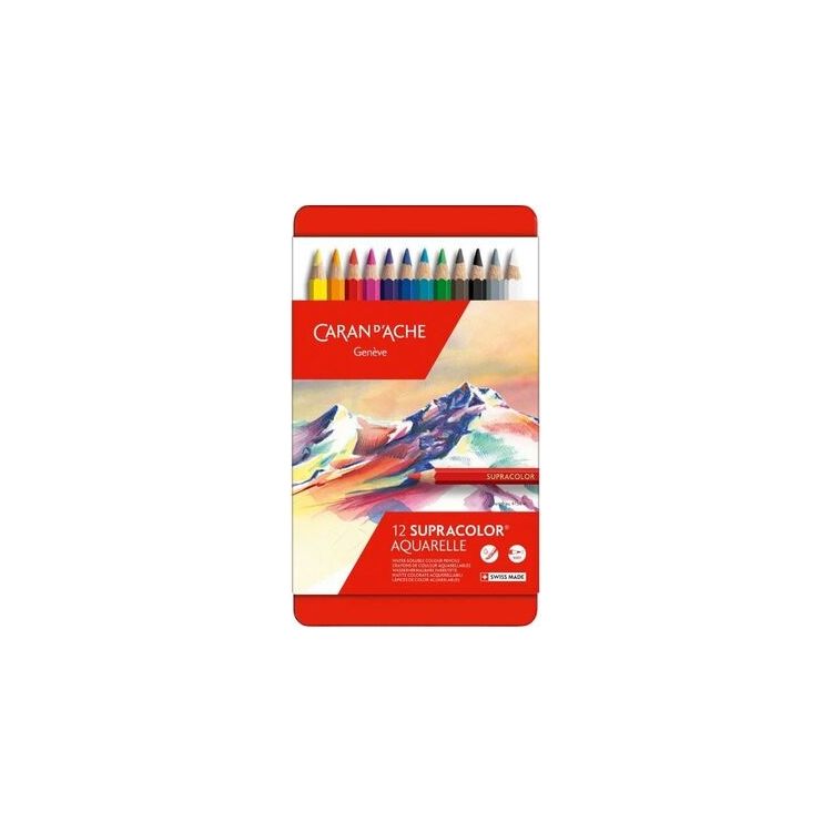 380Wx380H-Default-WorkingFormat-758463 CARAN D'ACHE WATERCOLOR PENCILS SUPRACOLOR SET 12 CV - Image 1
