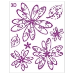 VIVA DECOR SILICONE SEALS - 3D PHANTASIE FLOWER PRINCESS