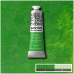 W&N WINTON OIL PAINT 37 ML. - PERMANENT GREEN LIGHT