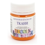 DECOLA ACRYLIC TEXTILE DYE 50 ML. -ORANGE