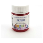 DECOLA ACRYLIC TEXTILE DYE 50 ML. -CARMINE