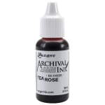 RANGER ARCHIVAL PERMANENT INK 18 ML - TEA ROSE