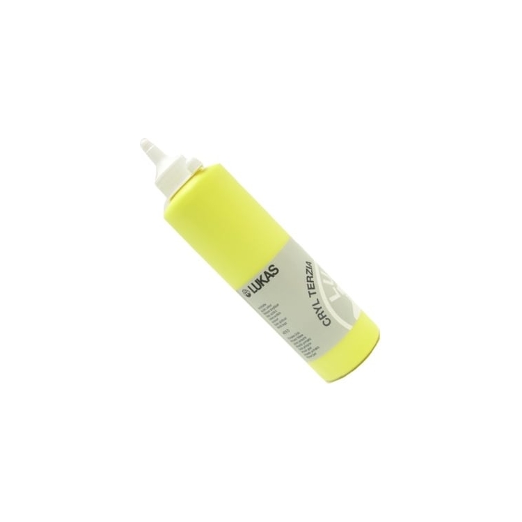 LUKAS ACRYLIC PAINT TERZIA 500 ML. - YELLOW MEDIUM - Image 1