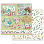 STAMPERIA DESIGNER CARDBOARD 30.5/30.5 CM - SBB492