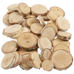 CREATIV WOODEN DISCS 25 - 45 MM, THICKNESS 7 MM