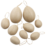 CREATIV PAPIER-MÂCHÉ EGGS ASSORTED 5/6 CM