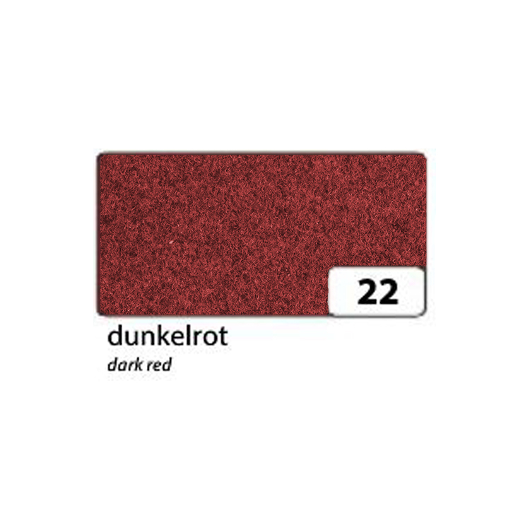 510522-111222 FOLIA FELT 45 X 70 CM. 3.5 MM - DARK RED - Image 1