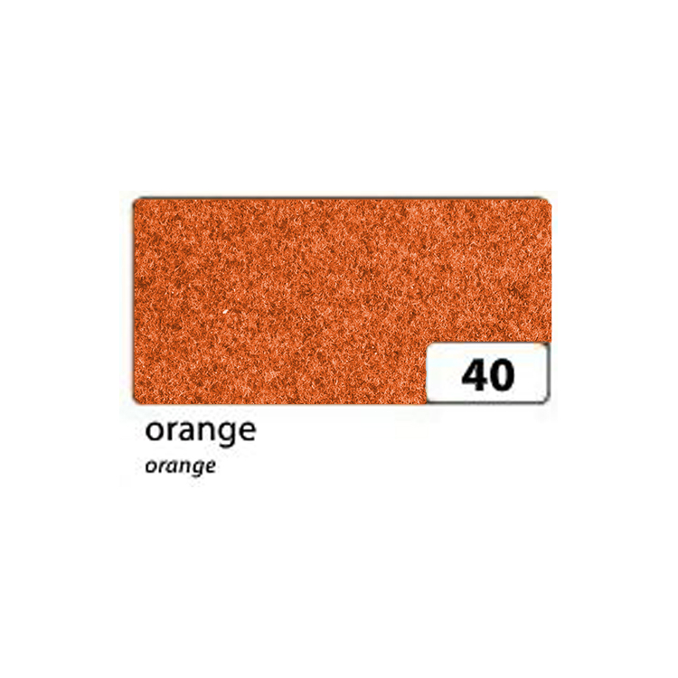 FOLIA FELT 45 X 70 CM. 3.5 MM - ORANGE - Image 1