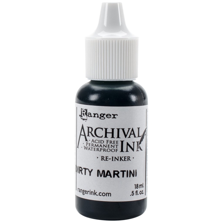 512060-121862 RANGER ARCHIVAL PERMANENT INK 18 ML - DIRTY MARTINI - Image 1