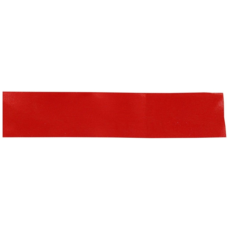 CREATIV SATIN RIBBON PER METER 38 MM - RED - 51373 - Image 1
