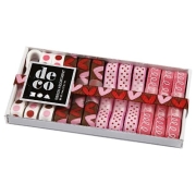 CREATIV SATIN RIBBON 10/12/1M. HEARTS AND DOTS