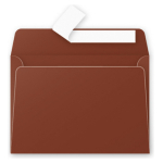 CLAIREFONTAINE ENVELOPE 114/162 MM. -COCOA
