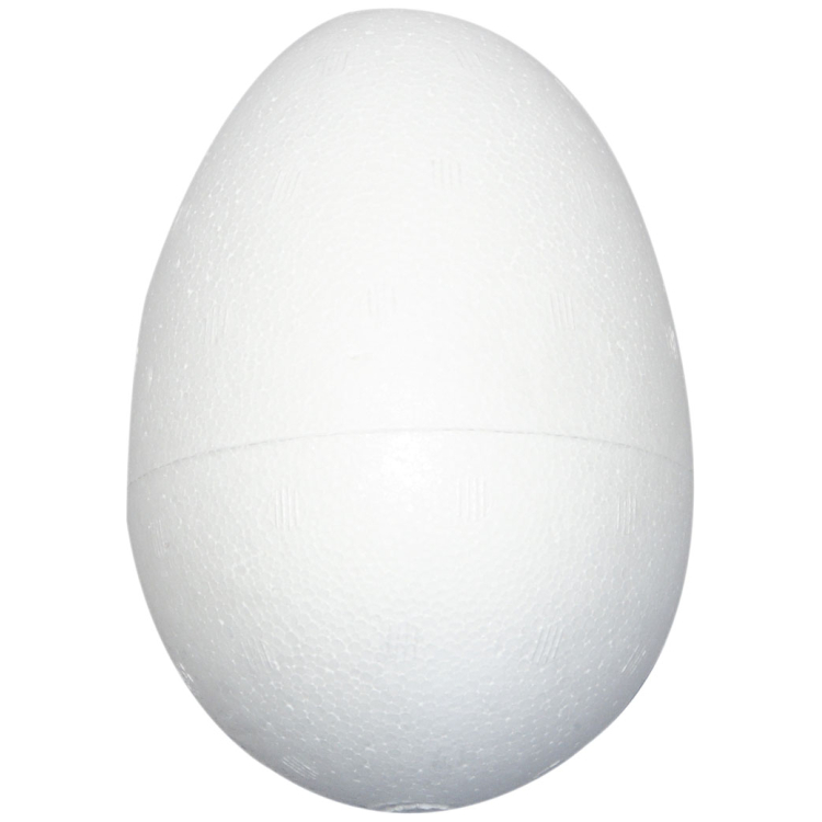 543230-104703 CREATIV STYROFOAM EGGS H: 12 CM - Image 1