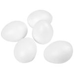 CREATIV STYROFOAM EGGS H: 8 CM
