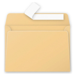 CLAIREFONTAINE ENVELOPE 114/162 MM. -CARAMEL