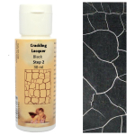 DAILY ART COLORED CRACKLE POLISH 30 ML - BLACK
