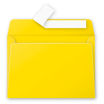 Impression CLAIREFONTAINE ENVELOPE 114/162 MM.- INTENSE YELLOW - Image 1