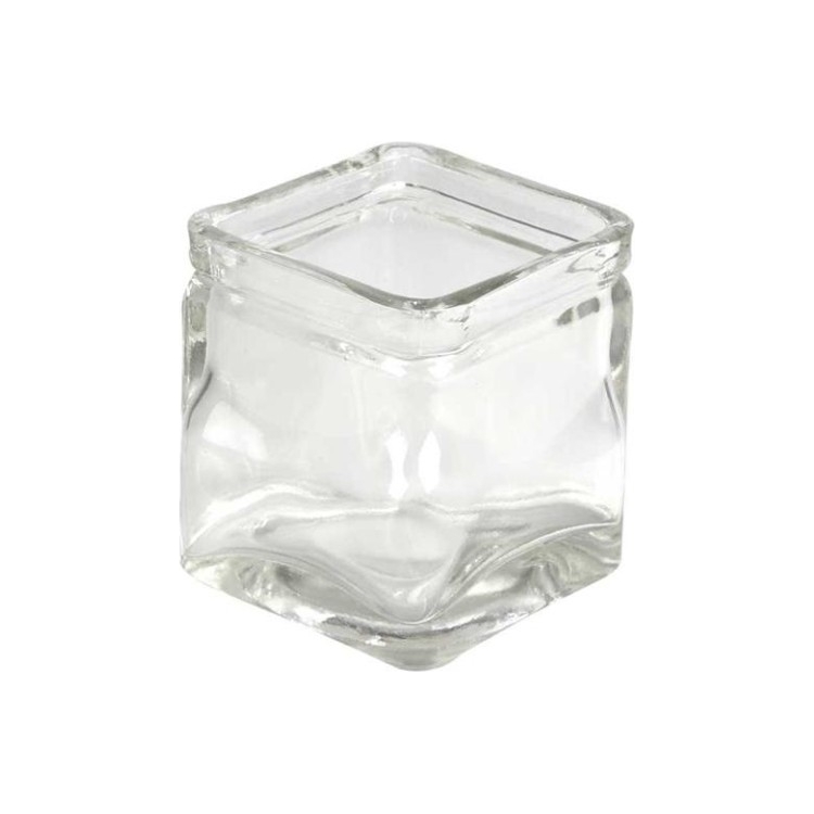 558140-87059 CREATIV GLASS CANDLESTICK 7.5/7.5 CM. - Image 1