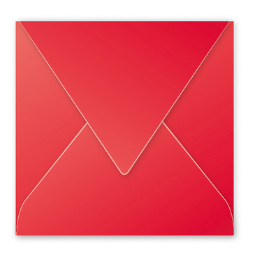 Pollen-165x165 CLAIREFONTAINE ENVELOPE 165/165 MM. - INTENSE RED - Image 1