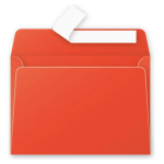 CLAIREFONTAINE ENVELOPE 114/162 MM. - CORAL RED