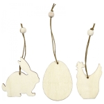 CREATIV ASSORTED WOODEN FIGURINES 6 CM/3 MM