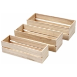 CREATIV WOODEN CASSETTE FOR DECORATION - SMALL