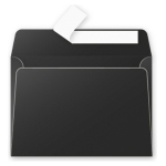 CLAIREFONTAINE ENVELOPE 114/162 MM.- BLACK