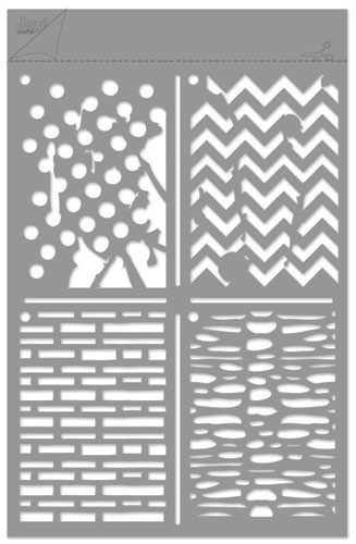 602820-109734 JOY CRAFTS EMBOSSING TEMPLATE - 6002/0820 - Image 1