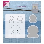 JOY CRAFTS DIE CUTS AND SILICONE STAMPS- 6004/0018