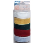 JOY CRAFTS ORGANZA 12 MM 5 ROLLS X 3 M - 6300/0031
