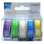 JOY CRAFTS TAFFETA 6MM 5 ROLLS X 3M - 6300/0243