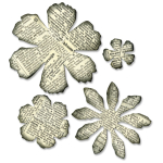 SIZZIX BIGZ CUT DIES - TATTERED FLORALS