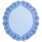 SIZZIX EMBOSSLITS CUT DIES - FRAME, HEART BORDER